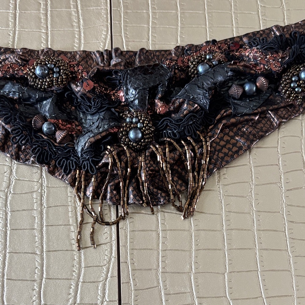 Elegant Black and Brown Women's belt